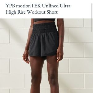 YPB MotionTEK Unlined Ultra High Rise Workout Short - Abercrombie